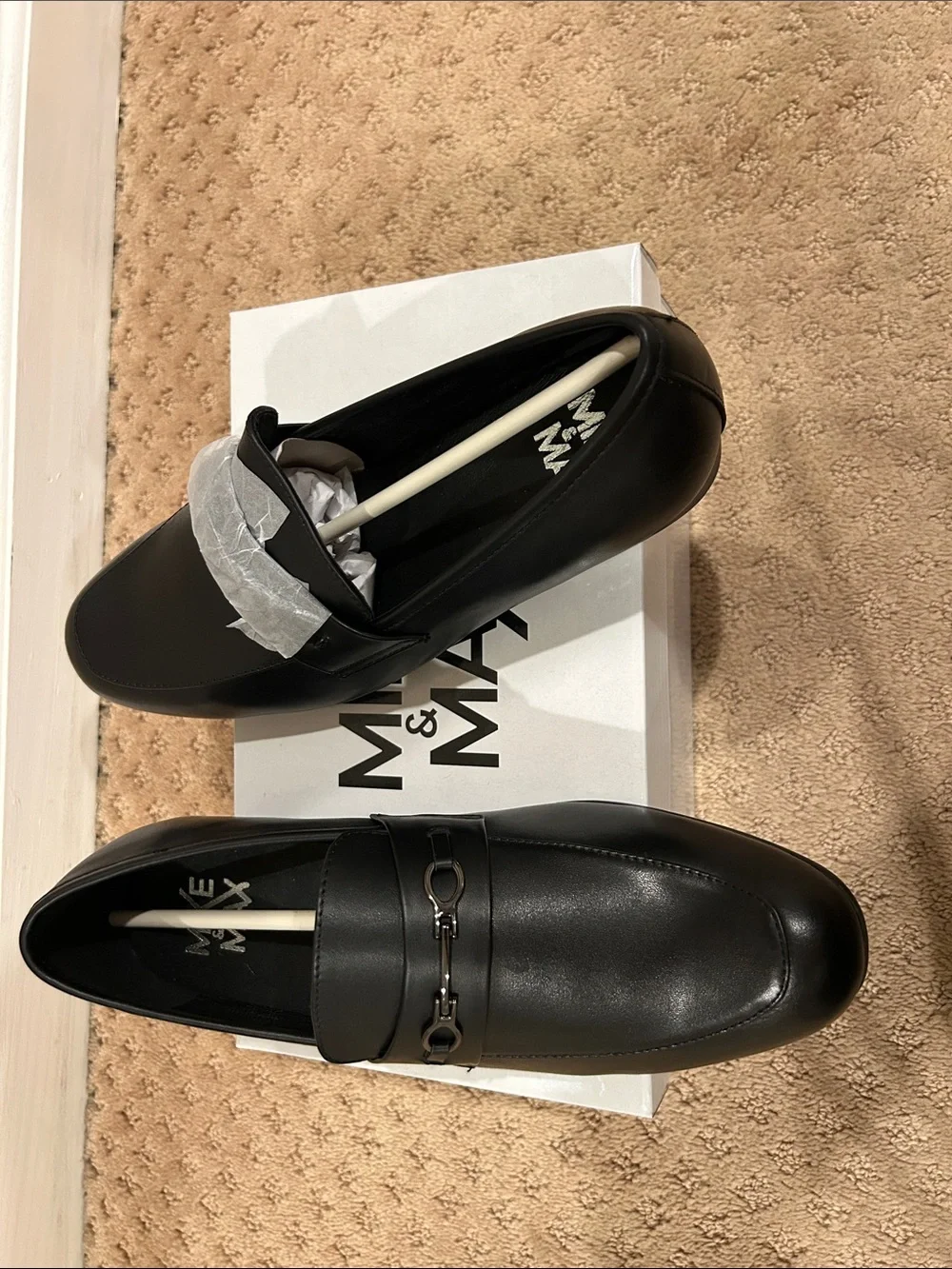 Kids Black Dress Loafers